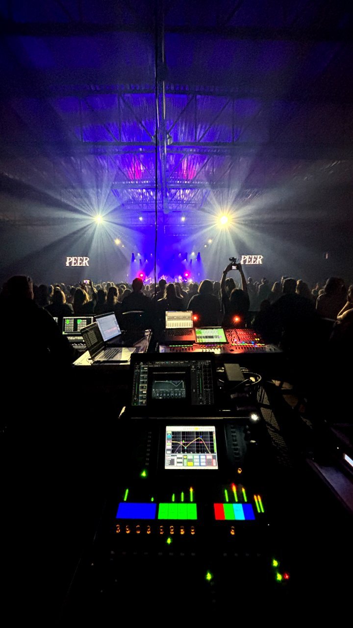 Arena show from the mix position
